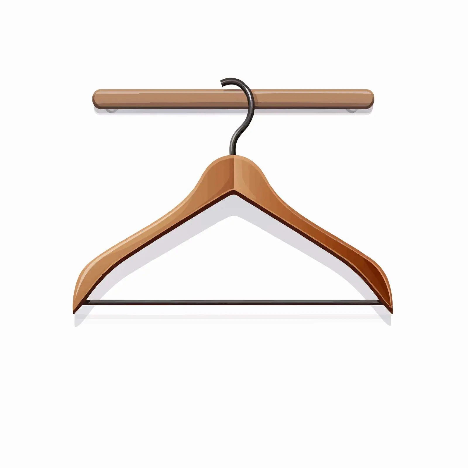 Empty Clothes Hanger with Swivel Hook — free download from Dotvec