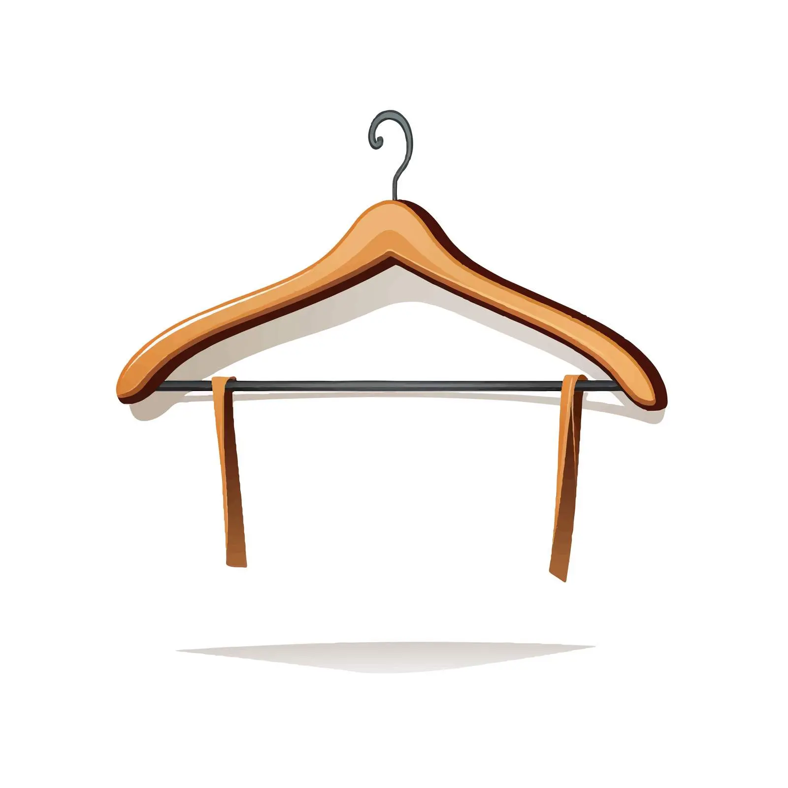 Empty Clothes Hanger with Swivel Hook — free download from Dotvec