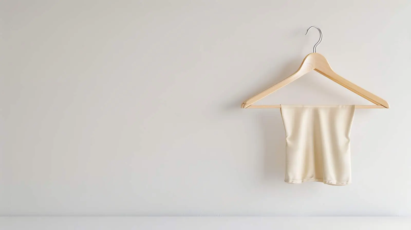 Empty Hangers on White Floor – free hang image from Dotvec