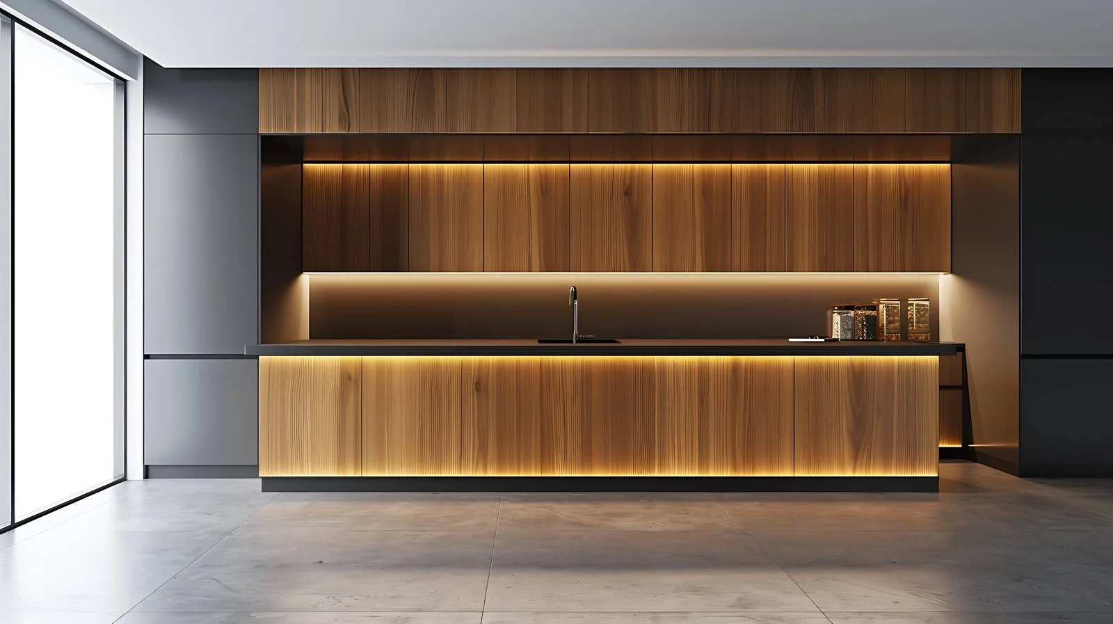 Contemporary Kitchen Empty on White Background — free download from Dotvec