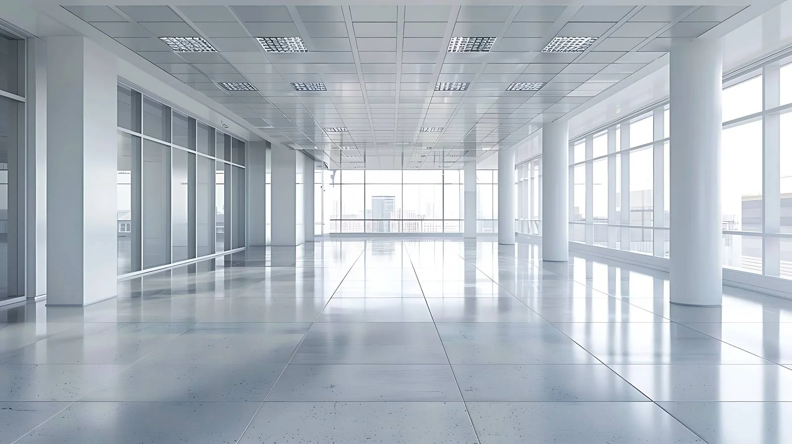 Empty Office Floor Layout — free download from Dotvec