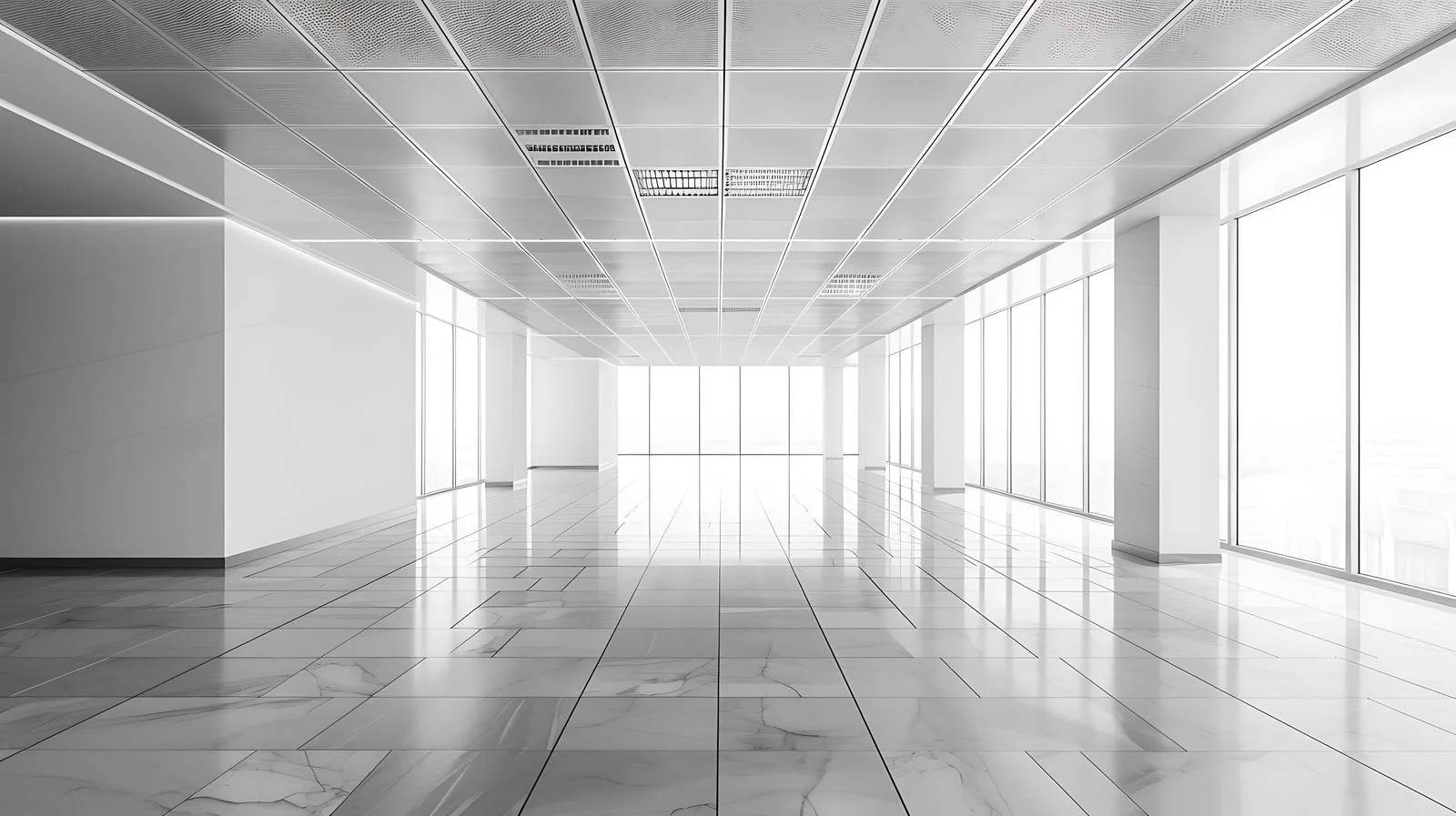 Empty Office Floor Isolated — free download from Dotvec