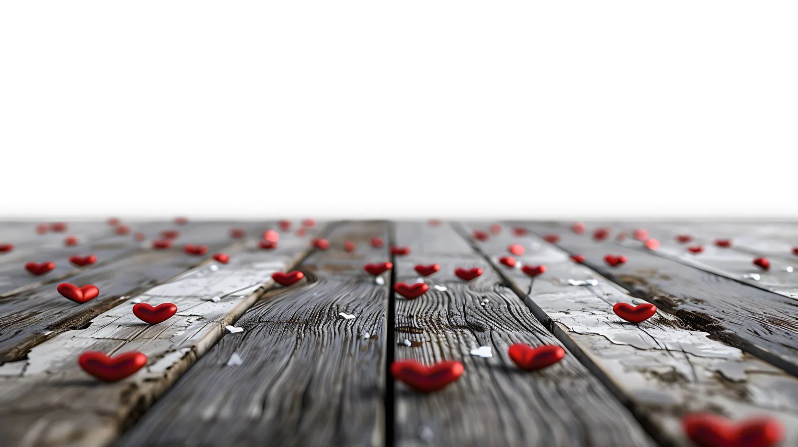 Vintage Wooden Table Background for Valentine's Day — free download from Dotvec