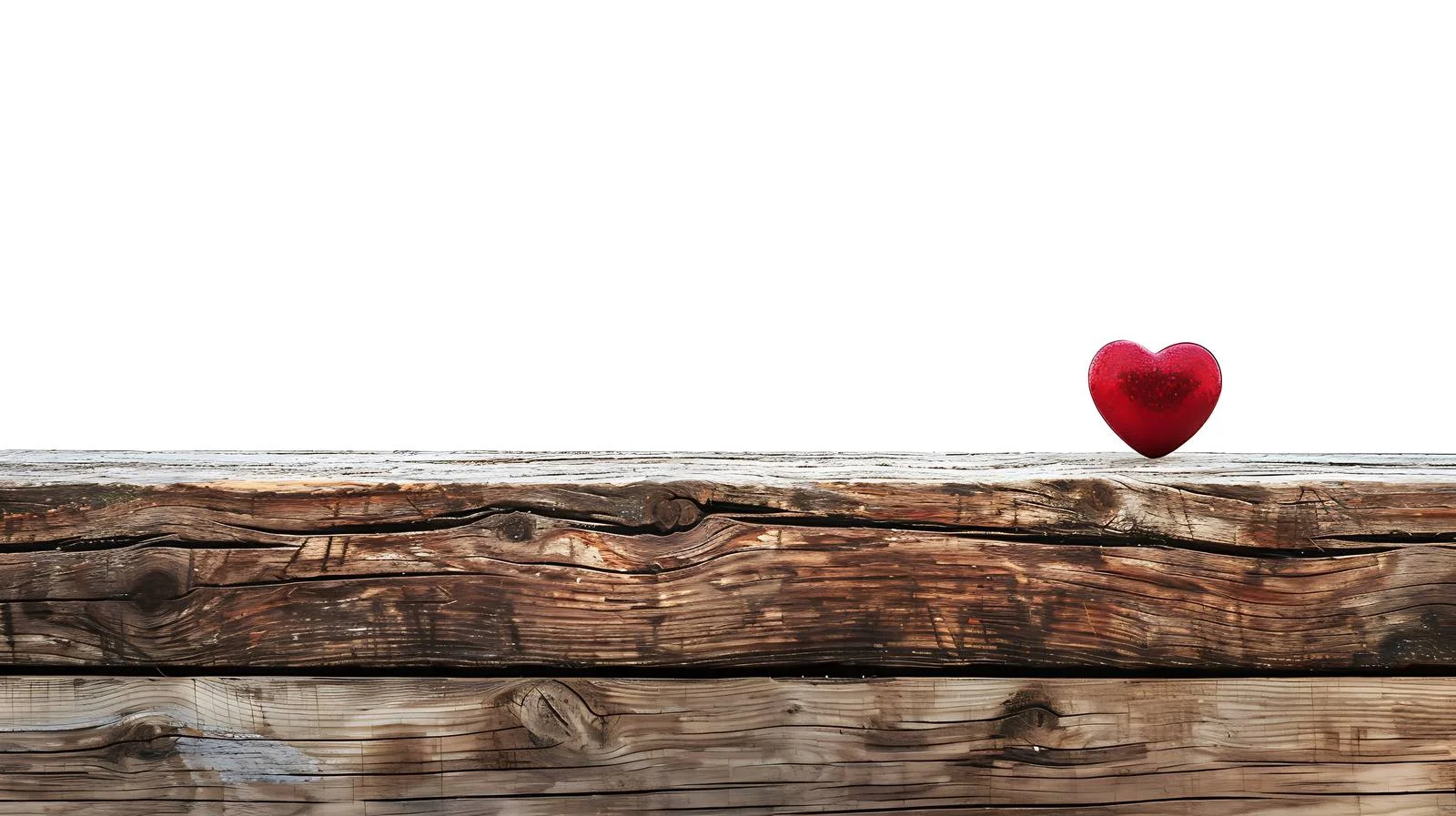 Rustic Valentine's Day Wooden Table Background — free download from Dotvec
