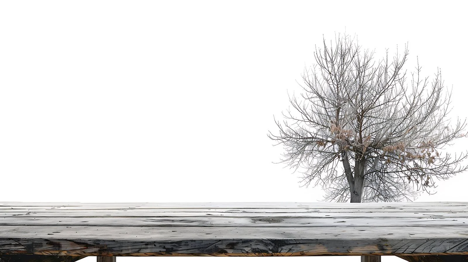 Rustic Winter Backdrop on Vintage Wooden Table — free download from Dotvec