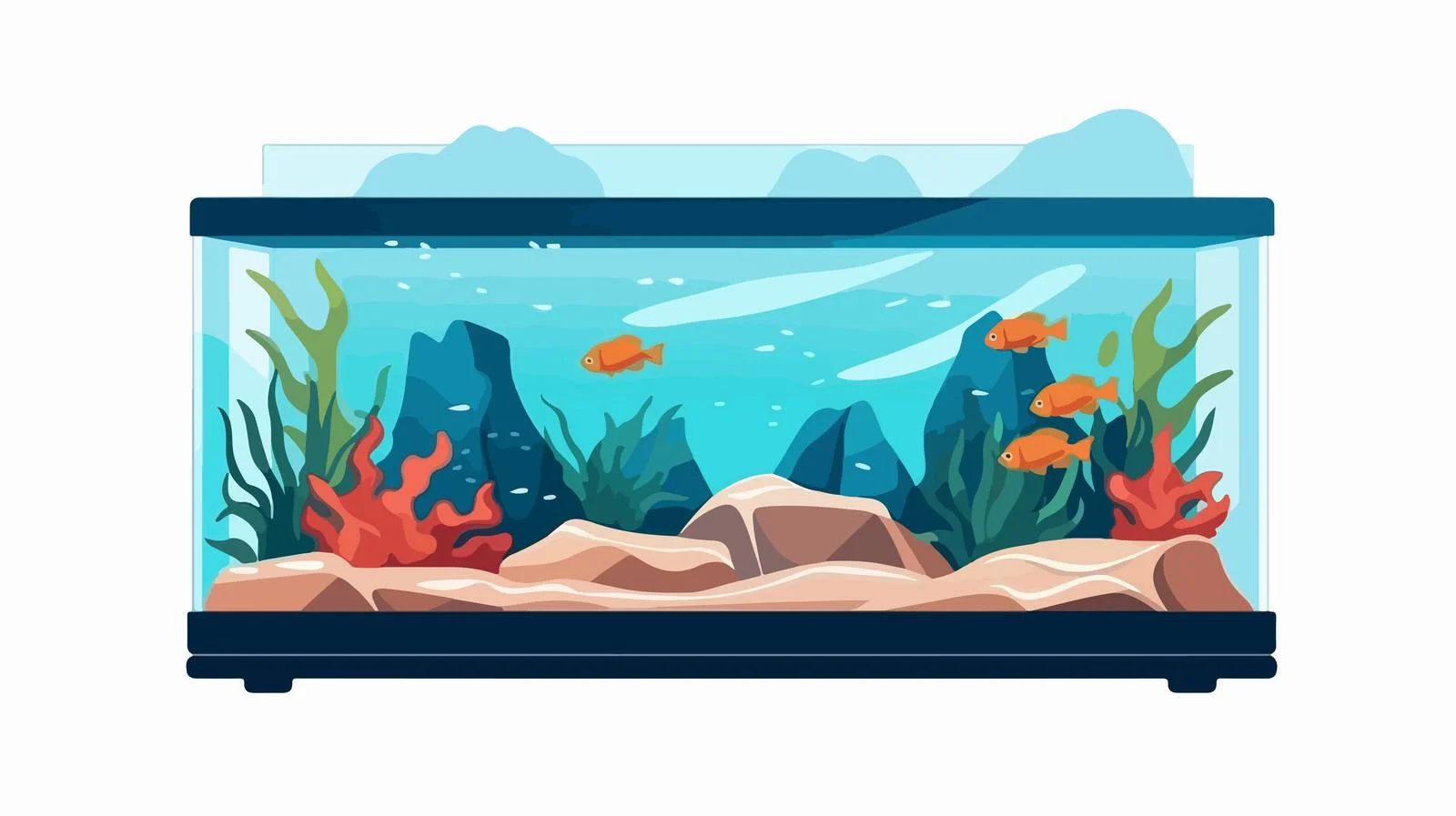 Empty Aquarium Design — free download from Dotvec