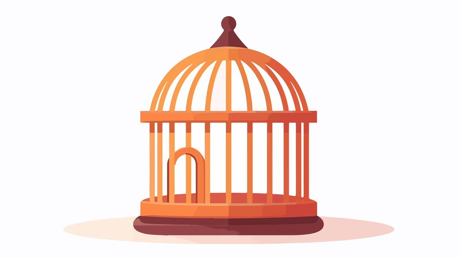 Elegant Birdcage Design — free download from Dotvec