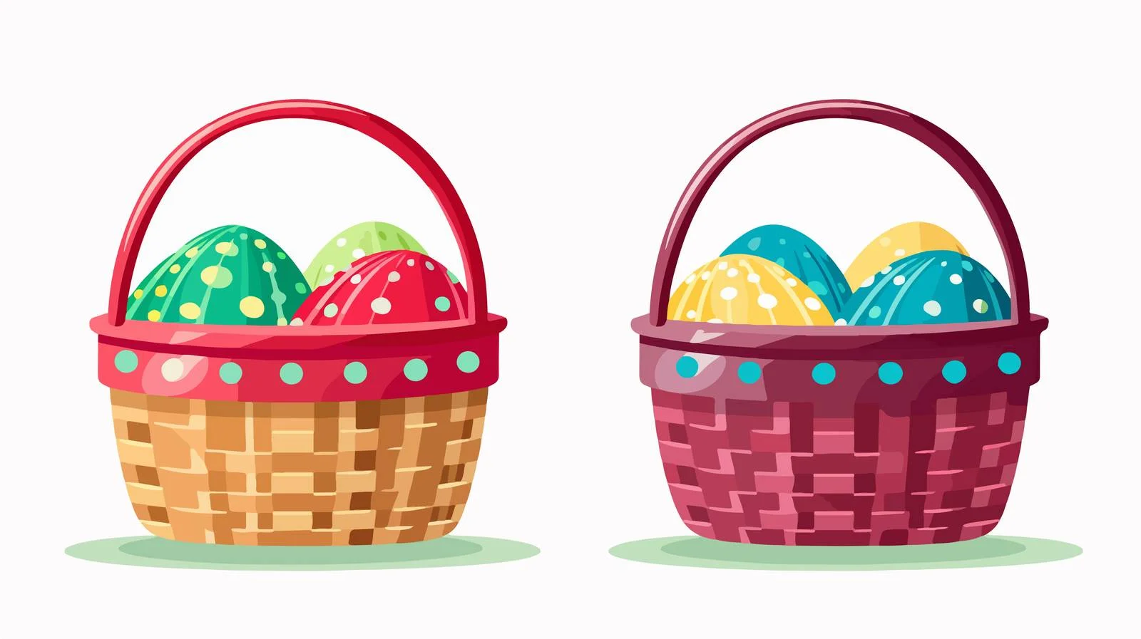 Easter Egg Hunt Basket — free download from Dotvec