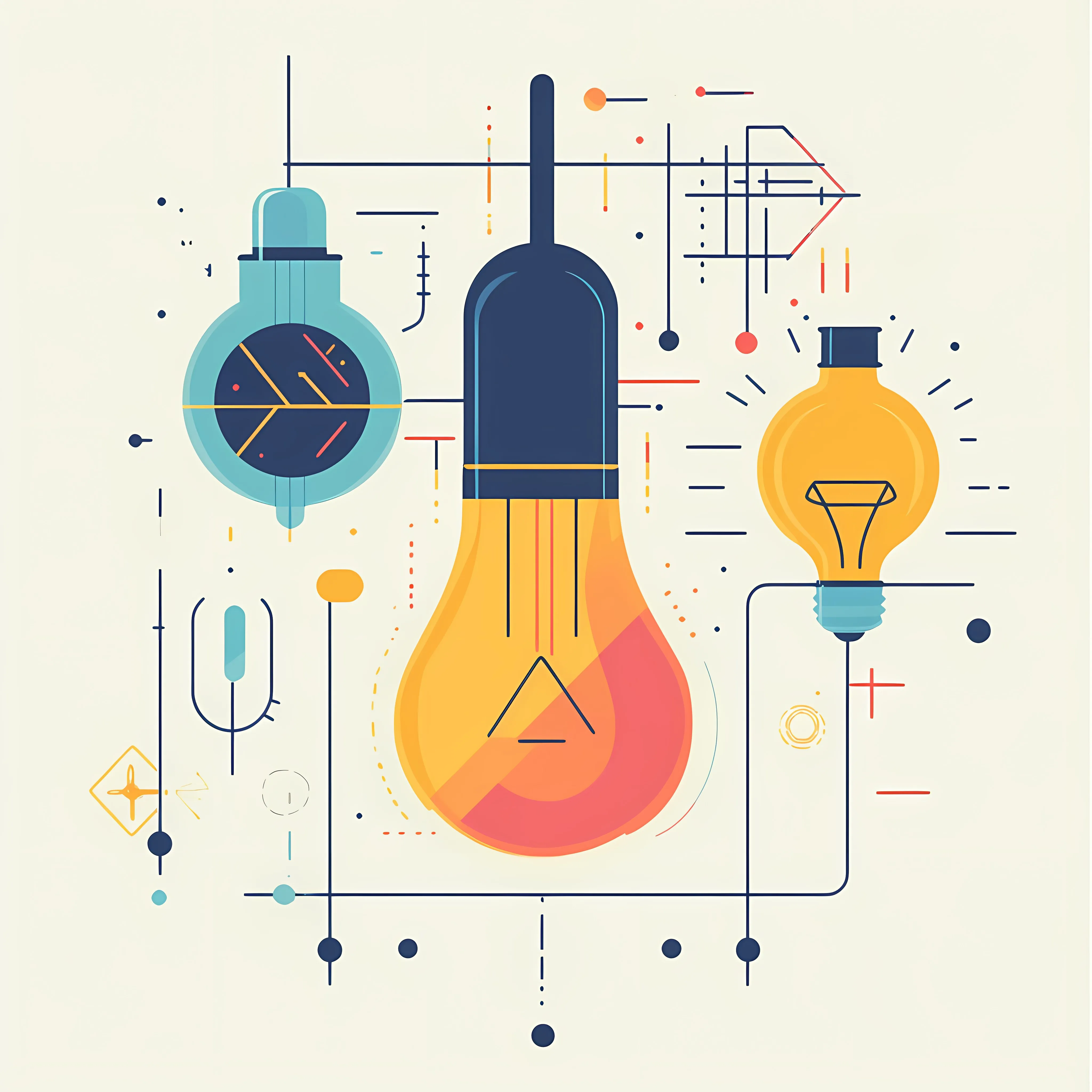 Energy Design Flat Vector Illustration — free download from Dotvec