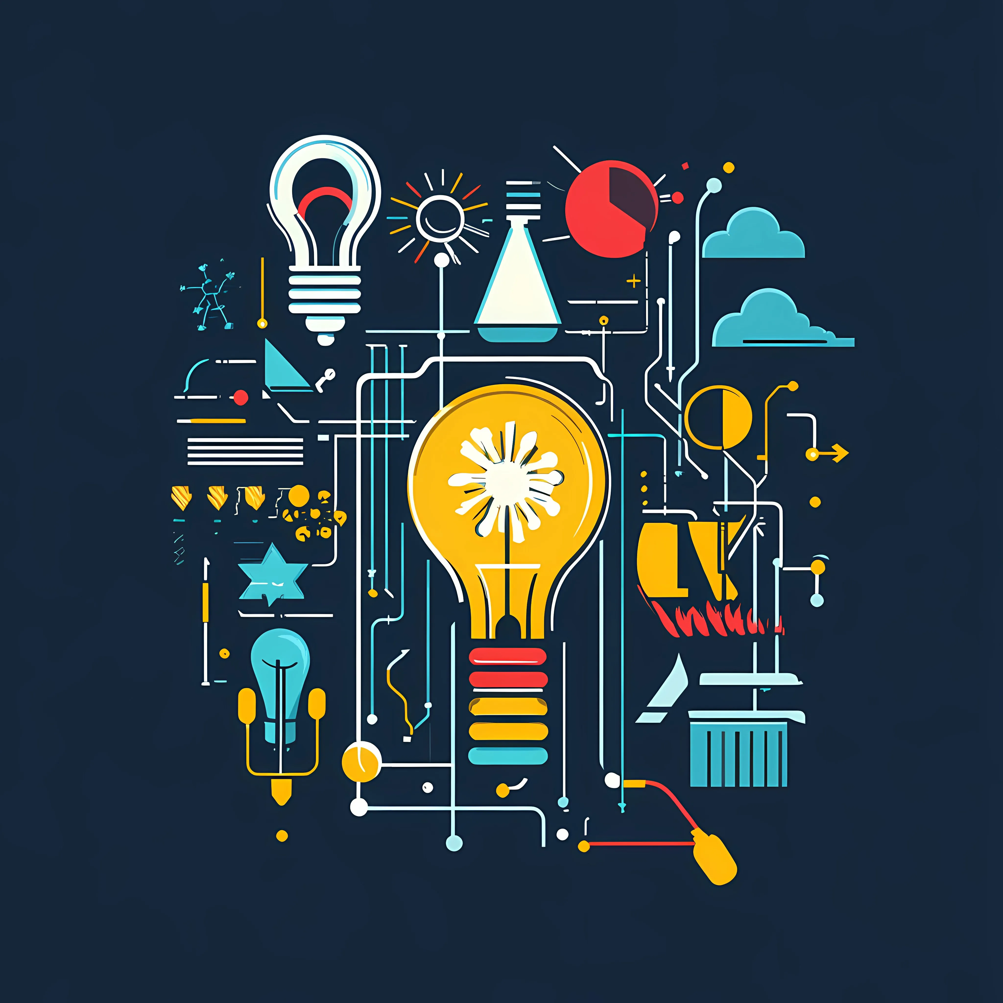 Flat Energy Design Vector Illustration — free download from Dotvec