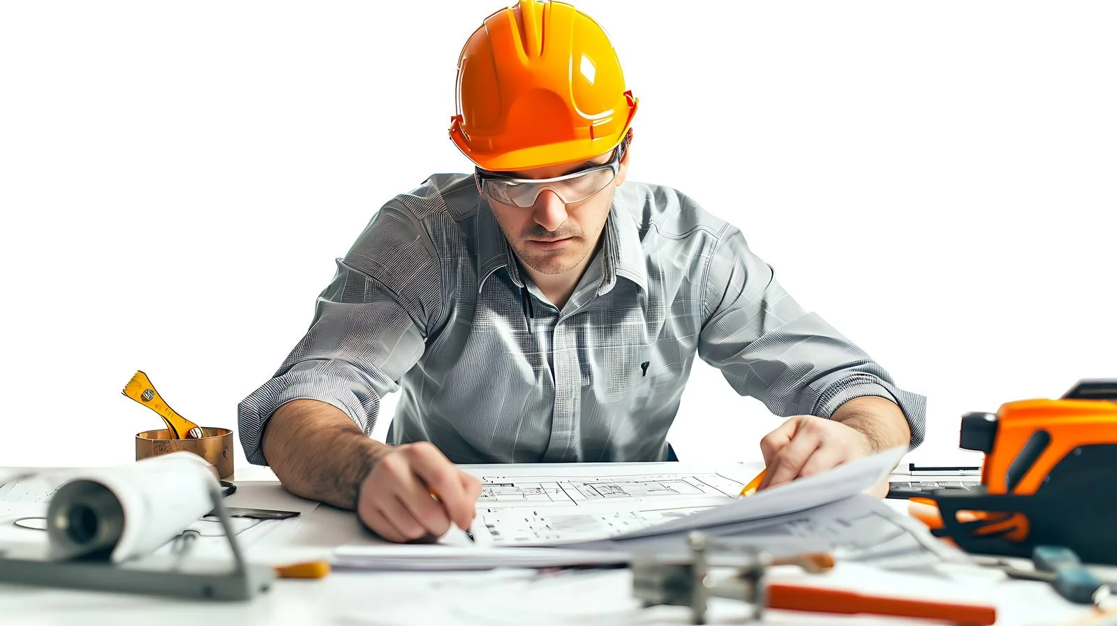 Engineering Safety Helmet Inspection with Drawings — free download from Dotvec