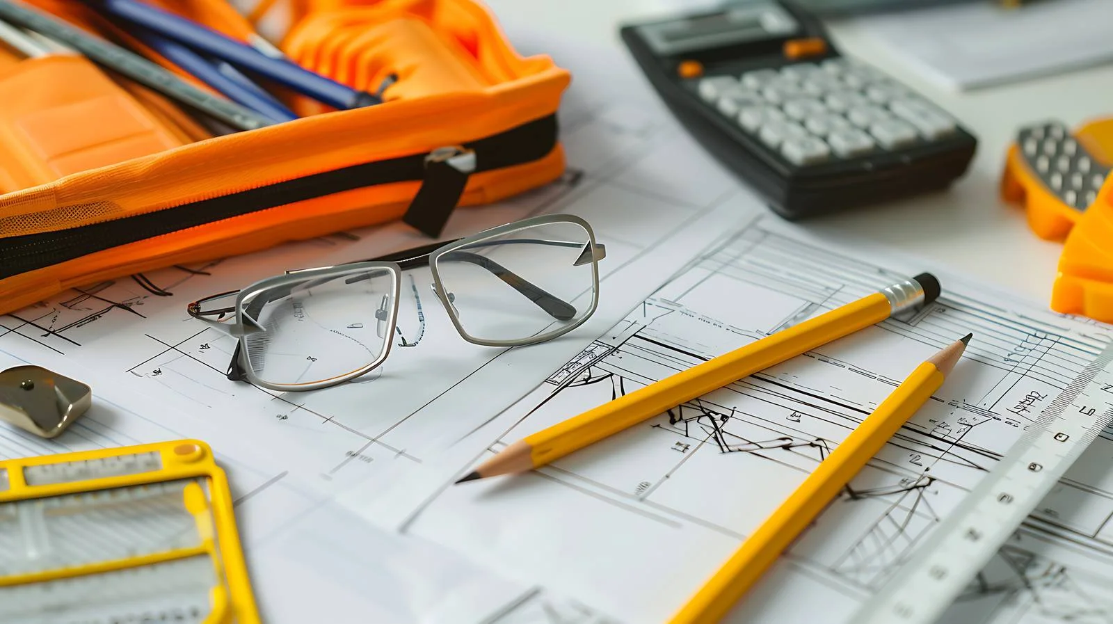 Engineering Pencil Case Drawing — free download from Dotvec