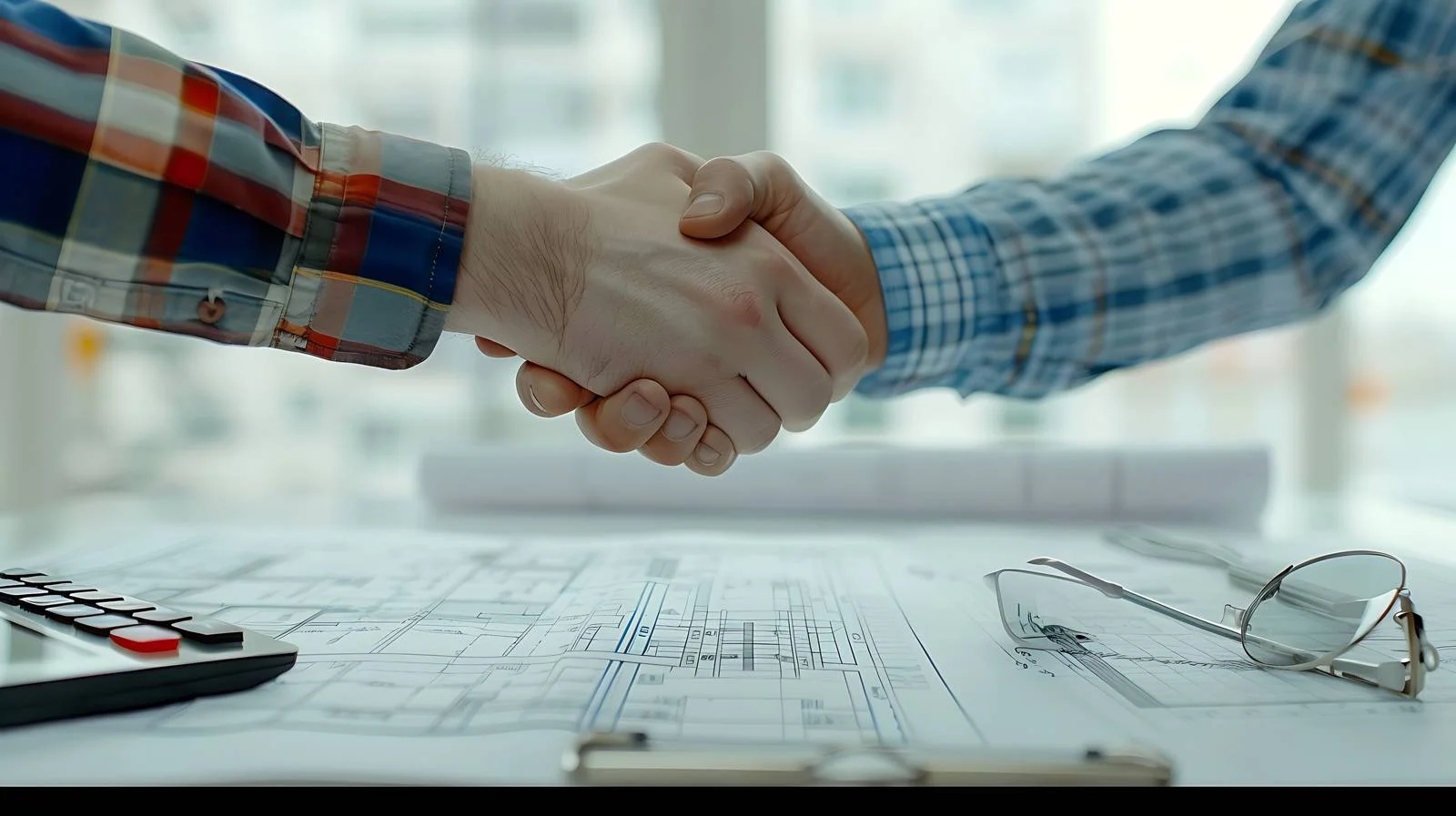 Engineering Collaboration Handshake Image — free download from Dotvec