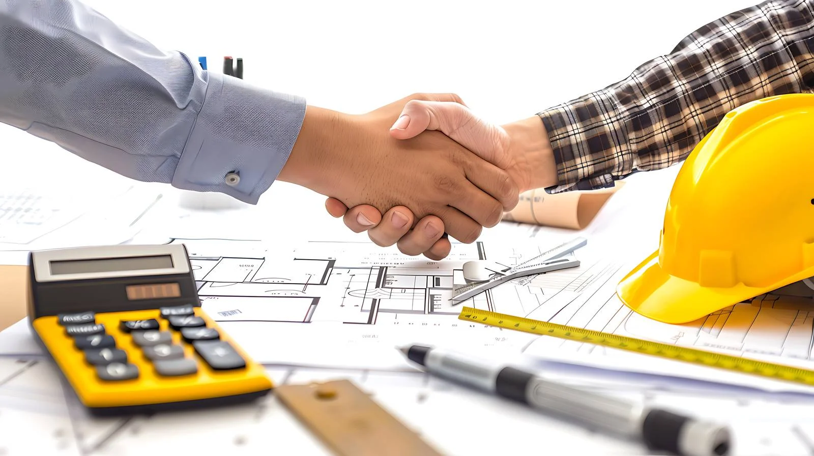 Engineering Collaboration Handshake — free download from Dotvec