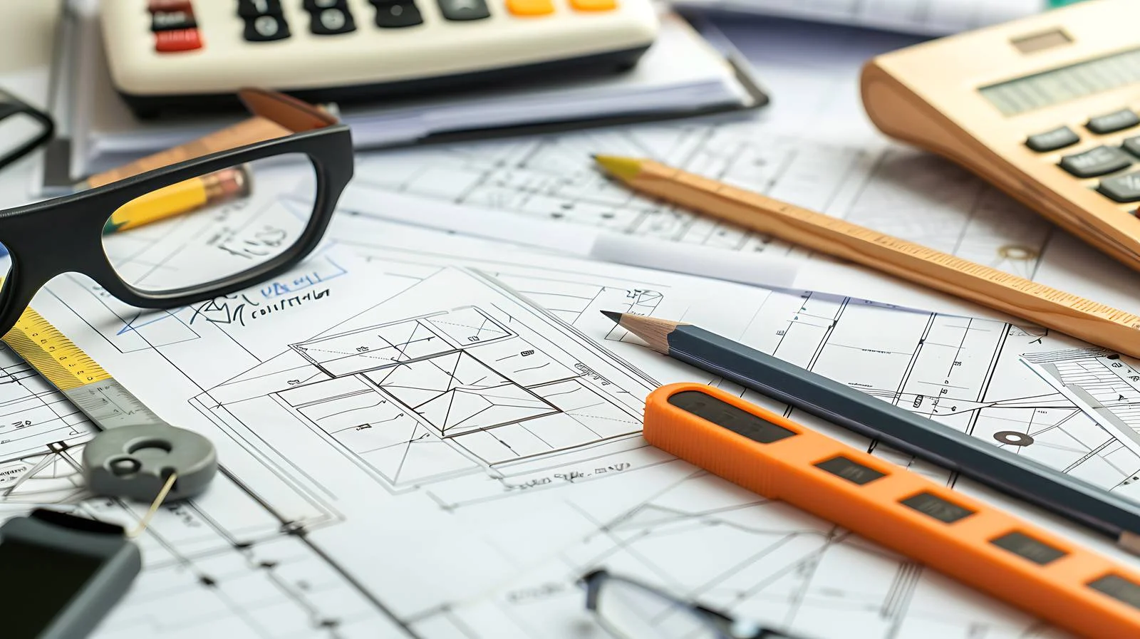Engineers Analyzing Technical Drawings — free download from Dotvec