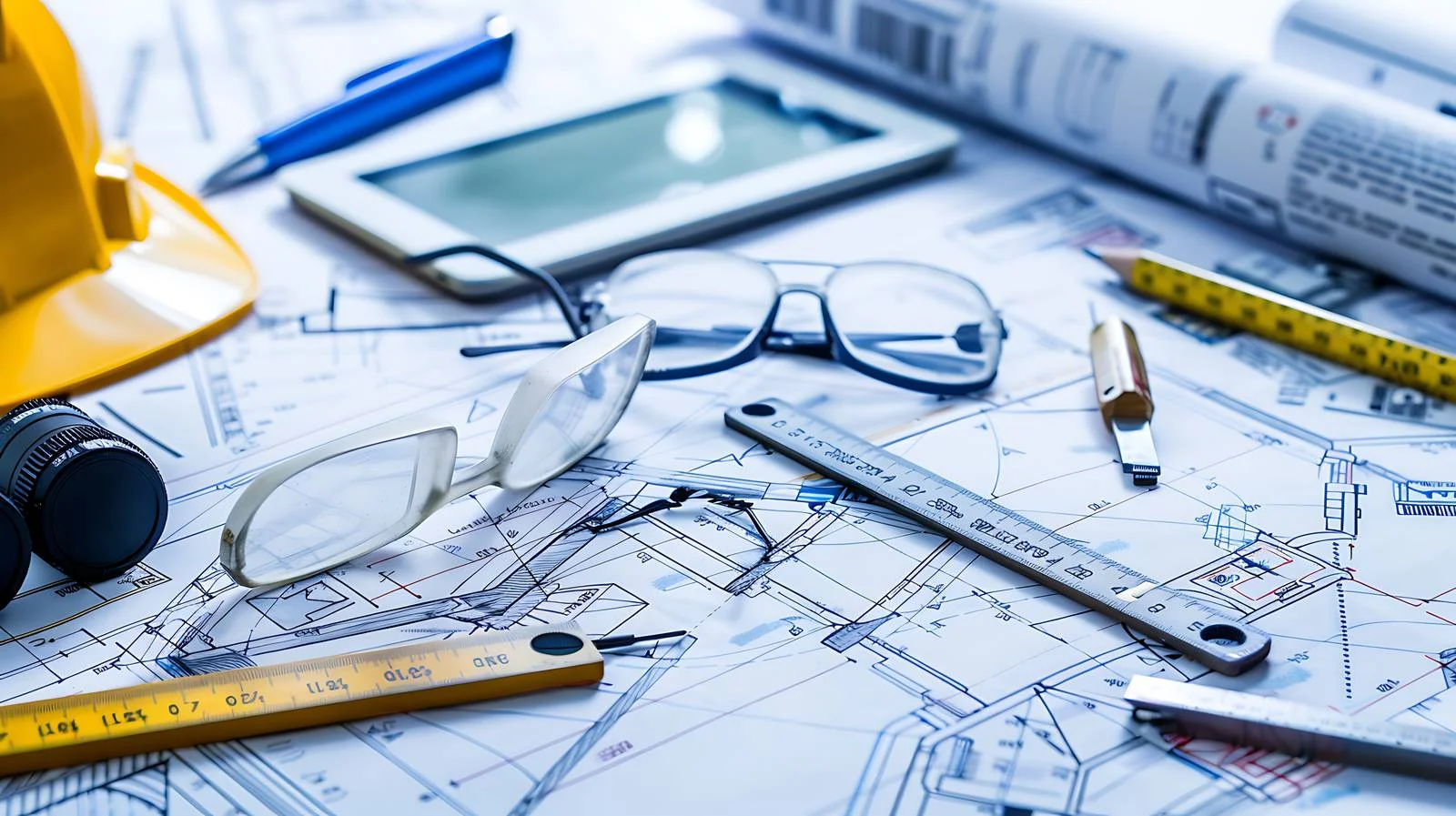 Engineering Inspection of Drawings on Table — free download from Dotvec