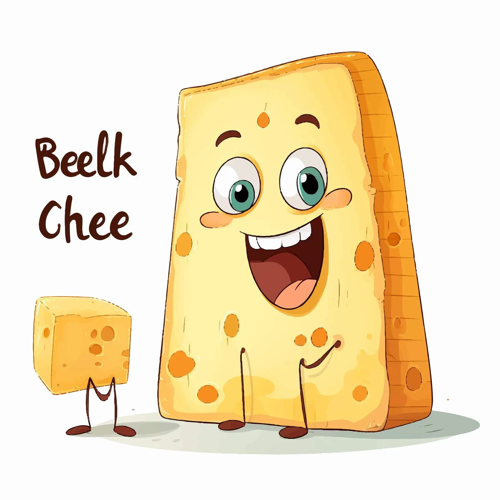 Be Like Chalk and Cheese Idiom Illustration – free idiom image from Dotvec