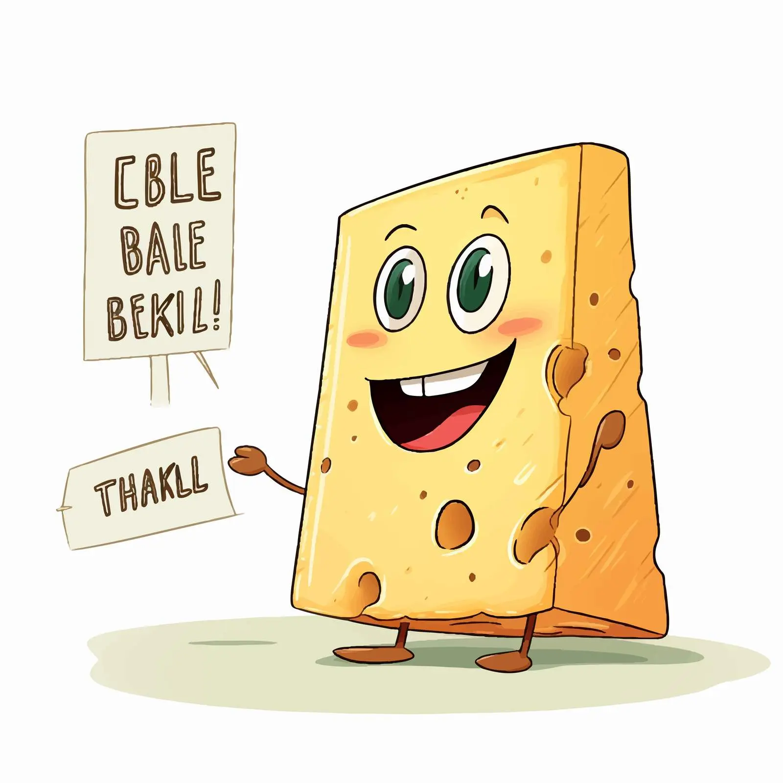 Chalk and Cheese Idiom Illustration – free idiom image from Dotvec