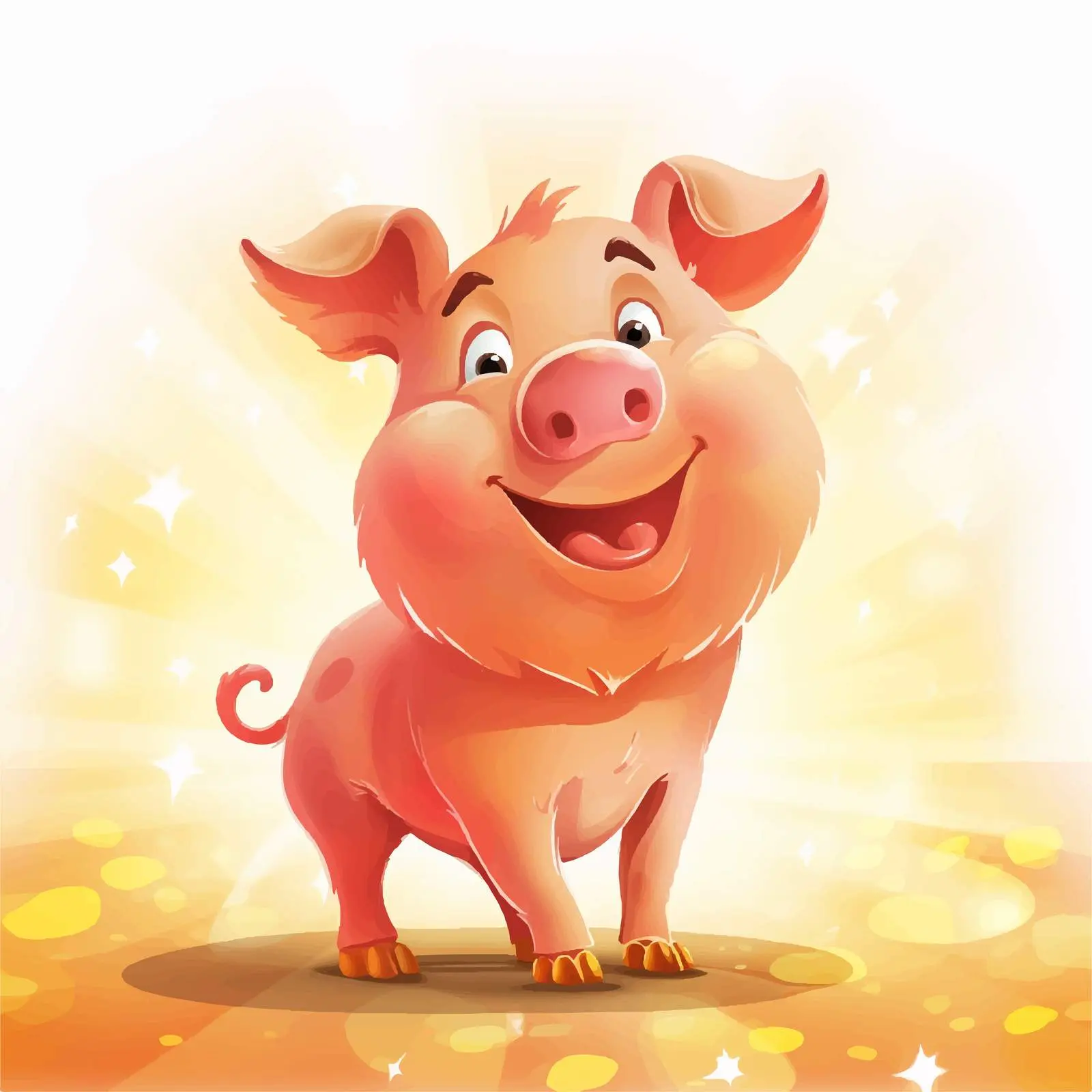 Hog the Limelight Idiom Illustration — free download from Dotvec
