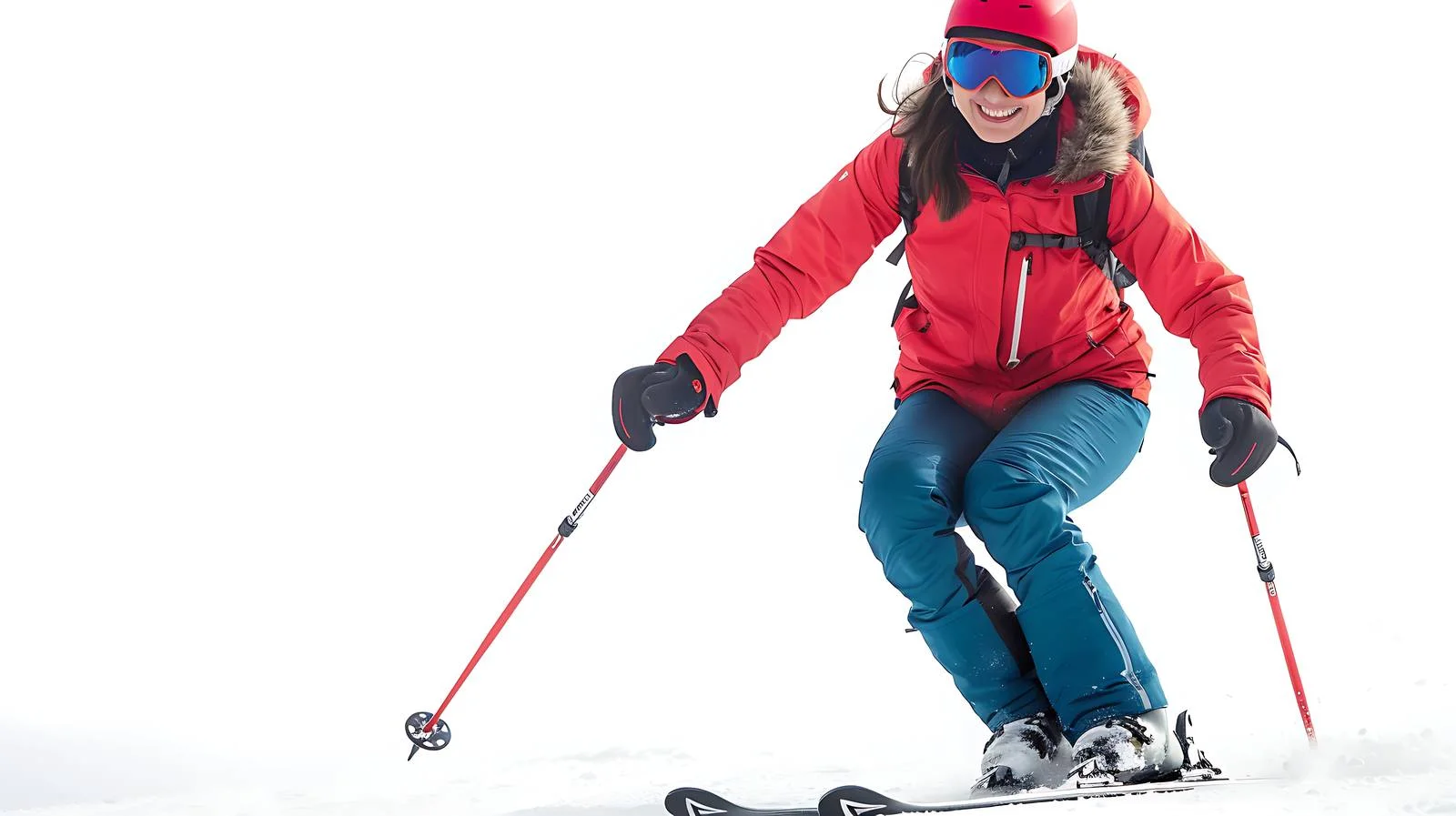 Skiing Enjoyment on Isolated Snow — free download from Dotvec