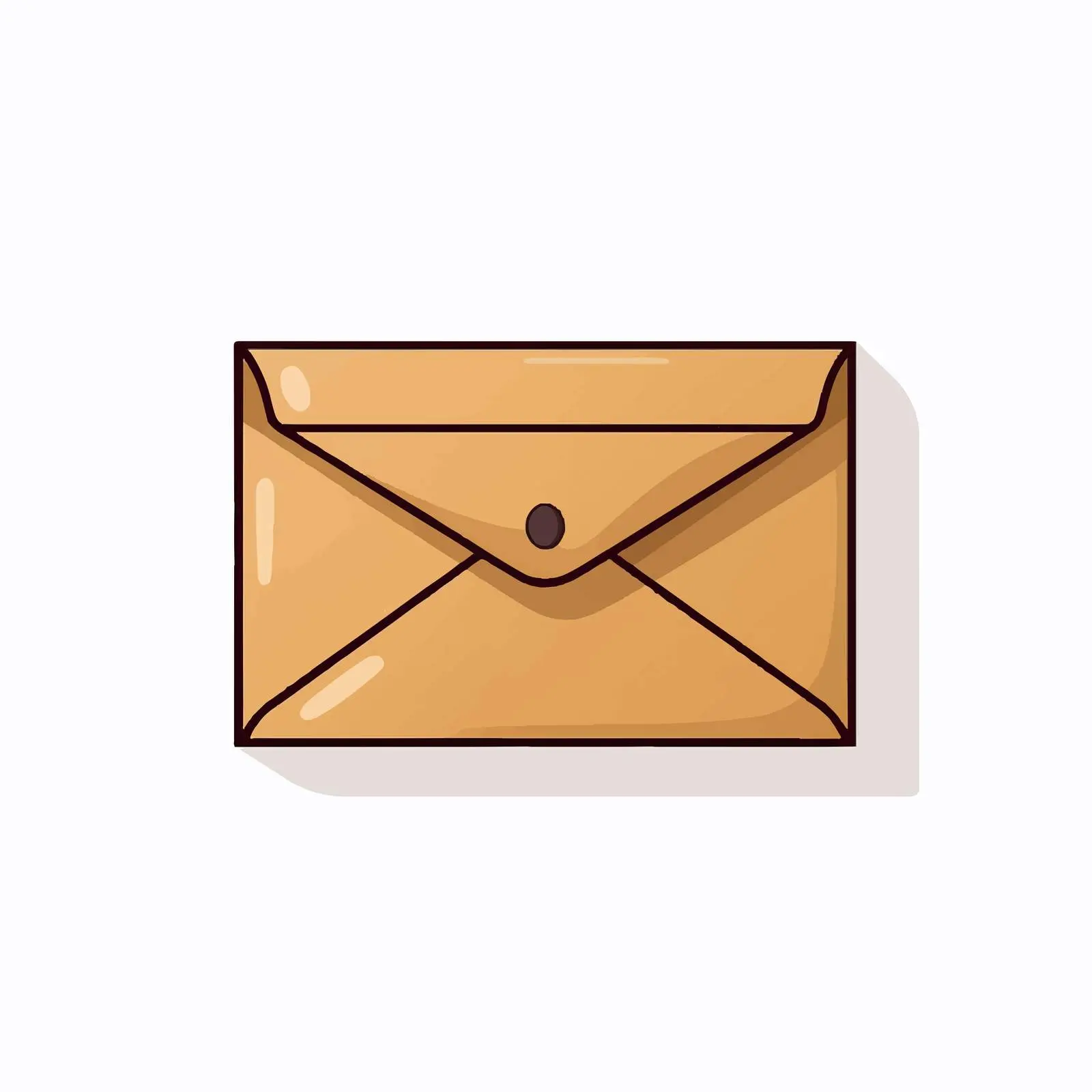 Cartoon Envelope Line Vector Illustration — free download from Dotvec
