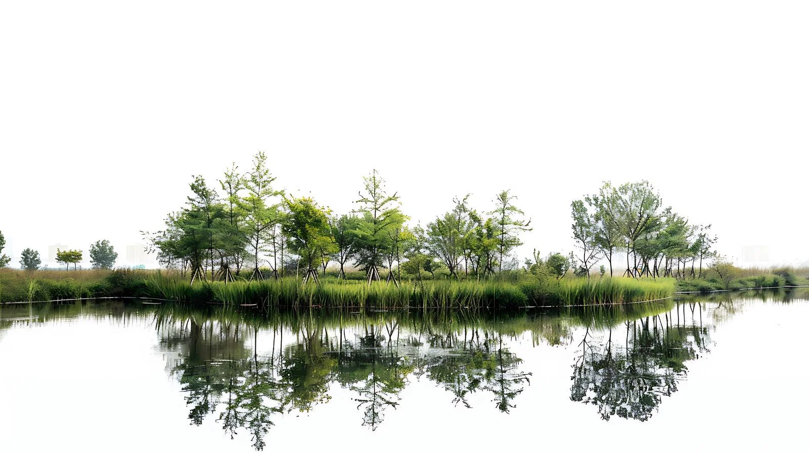 Tranquil Yanghu Wetland Park Scenic View — free download from Dotvec