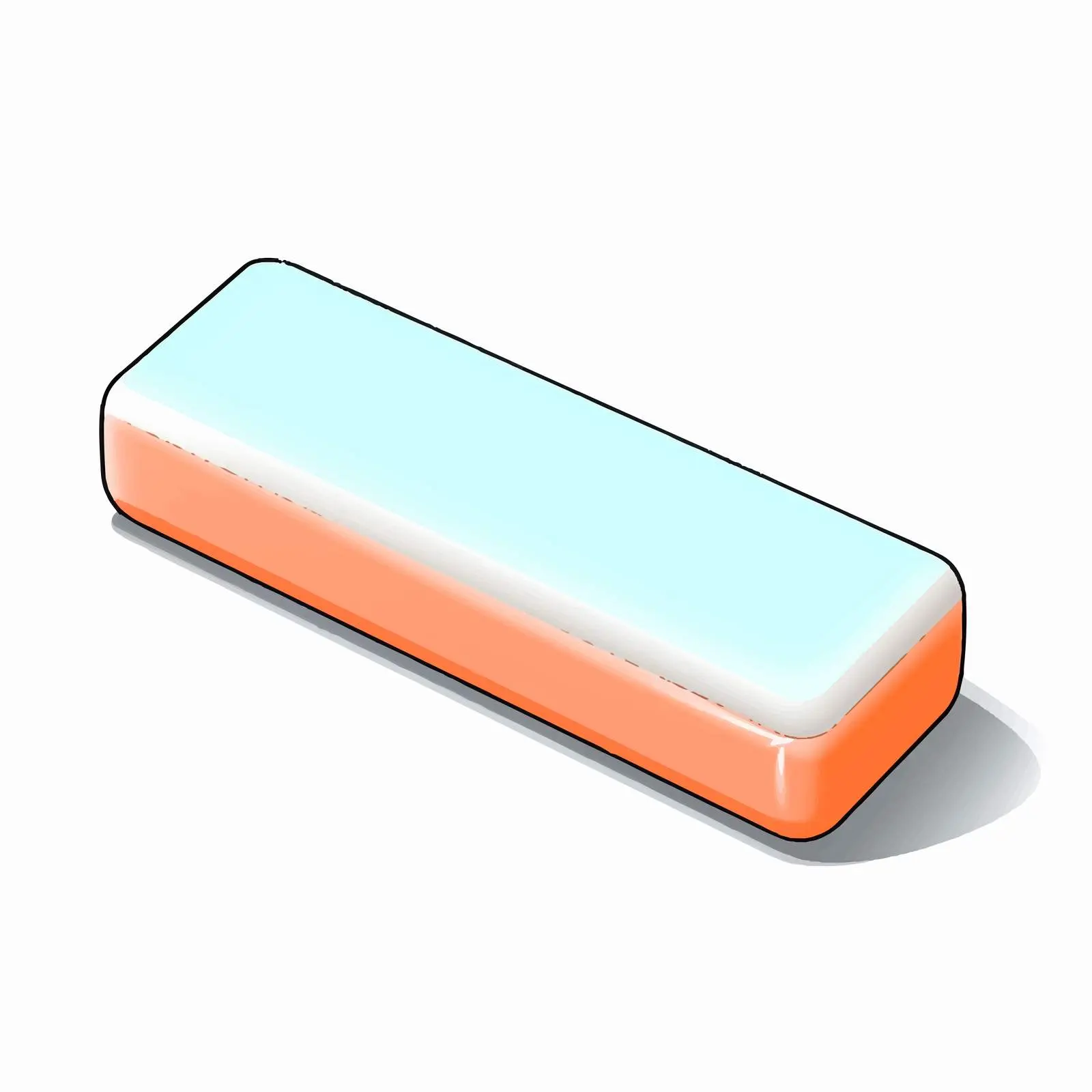 Eraser Vector Illustration on White Background — free download from Dotvec