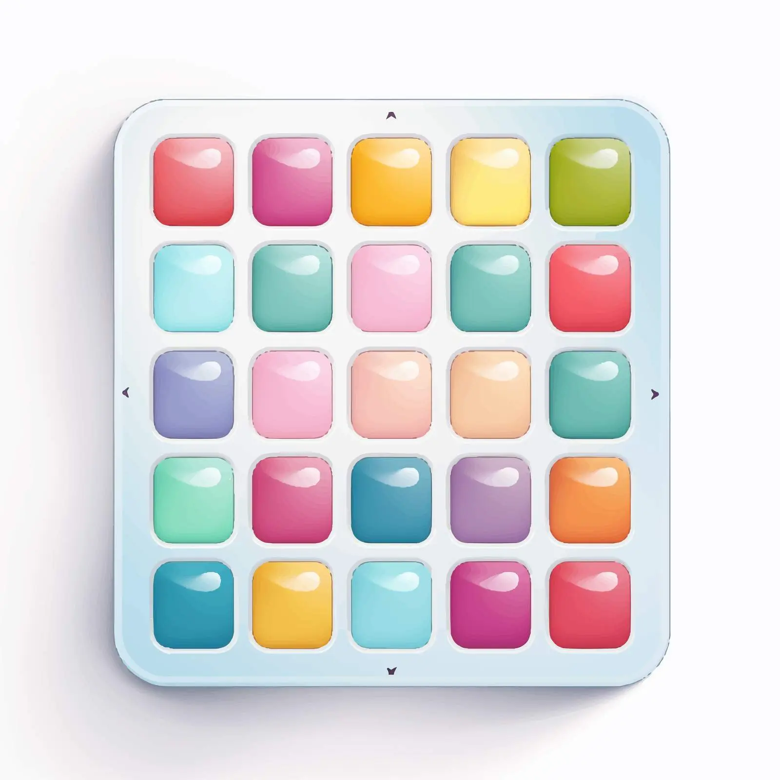 Colorful Square Board Design with Grid – free grid image from Dotvec