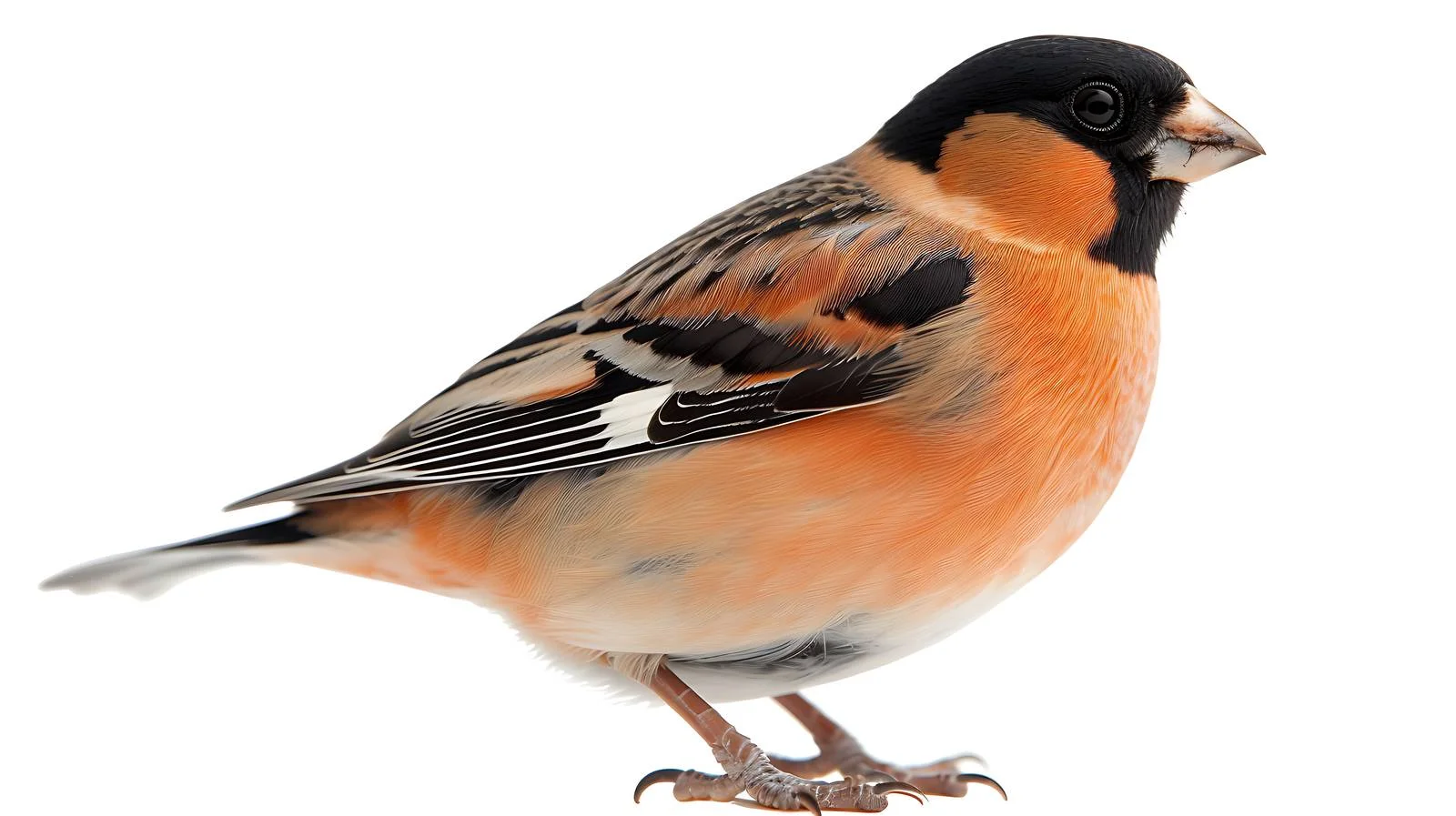 Eurasian Bullfinch Female Isolated Pose — free download from Dotvec