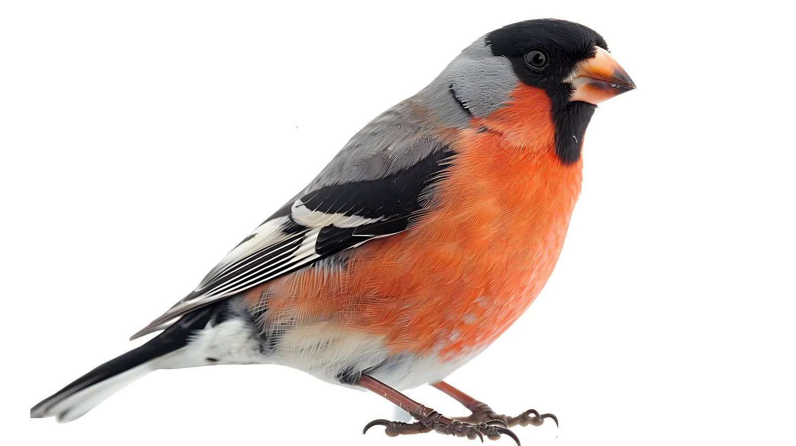 Isolated Eurasian Bullfinch Male Bird — free download from Dotvec