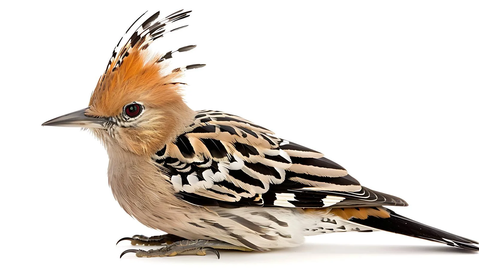Eurasian Hoopoe Close-Up Isolation Capture — free download from Dotvec