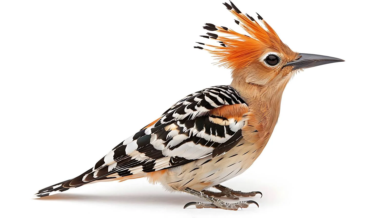 Vibrant Eurasian Hoopoe Bird Close-Up Shot — free download from Dotvec