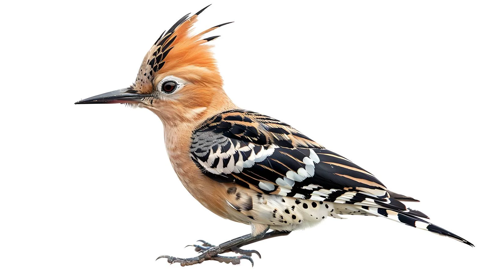 Vibrant Eurasian Hoopoe Close-Up View — free download from Dotvec