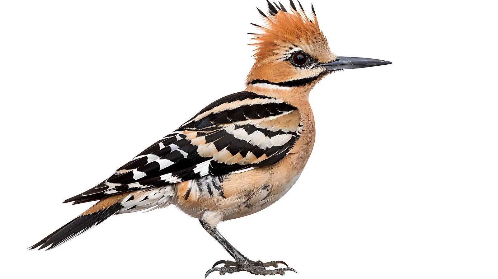 Exquisite Eurasian Hoopoe Bird Isolated Image — free download from Dotvec