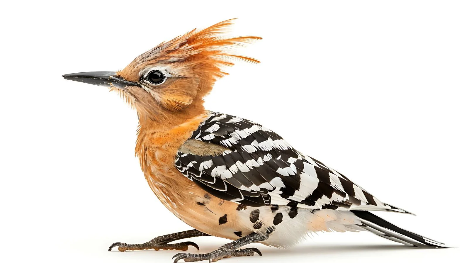 Isolated Eurasian Hoopoe Bird Upupa epops — free download from Dotvec