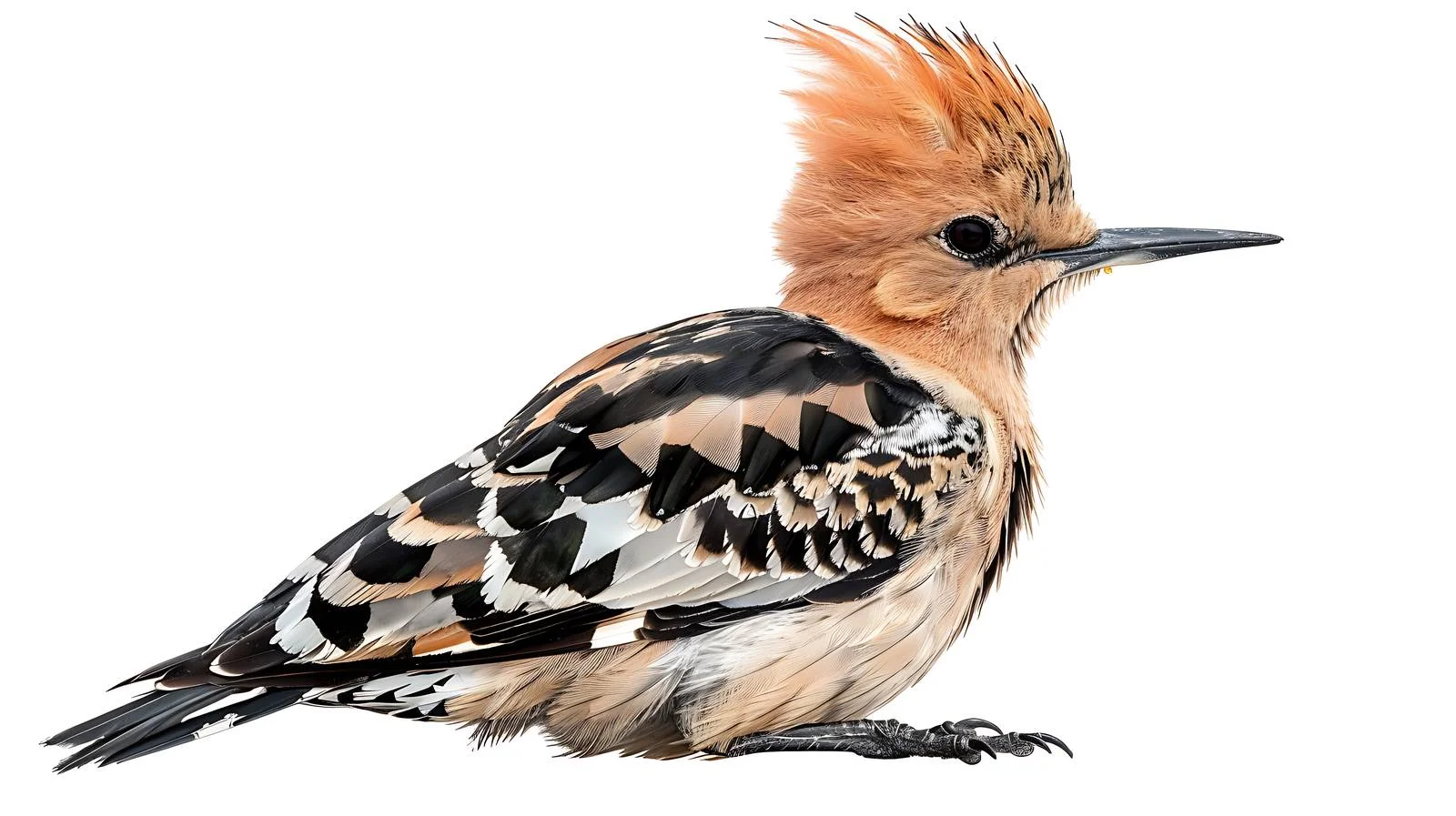 Exquisite Eurasian Hoopoe Bird Isolated Shot — free download from Dotvec