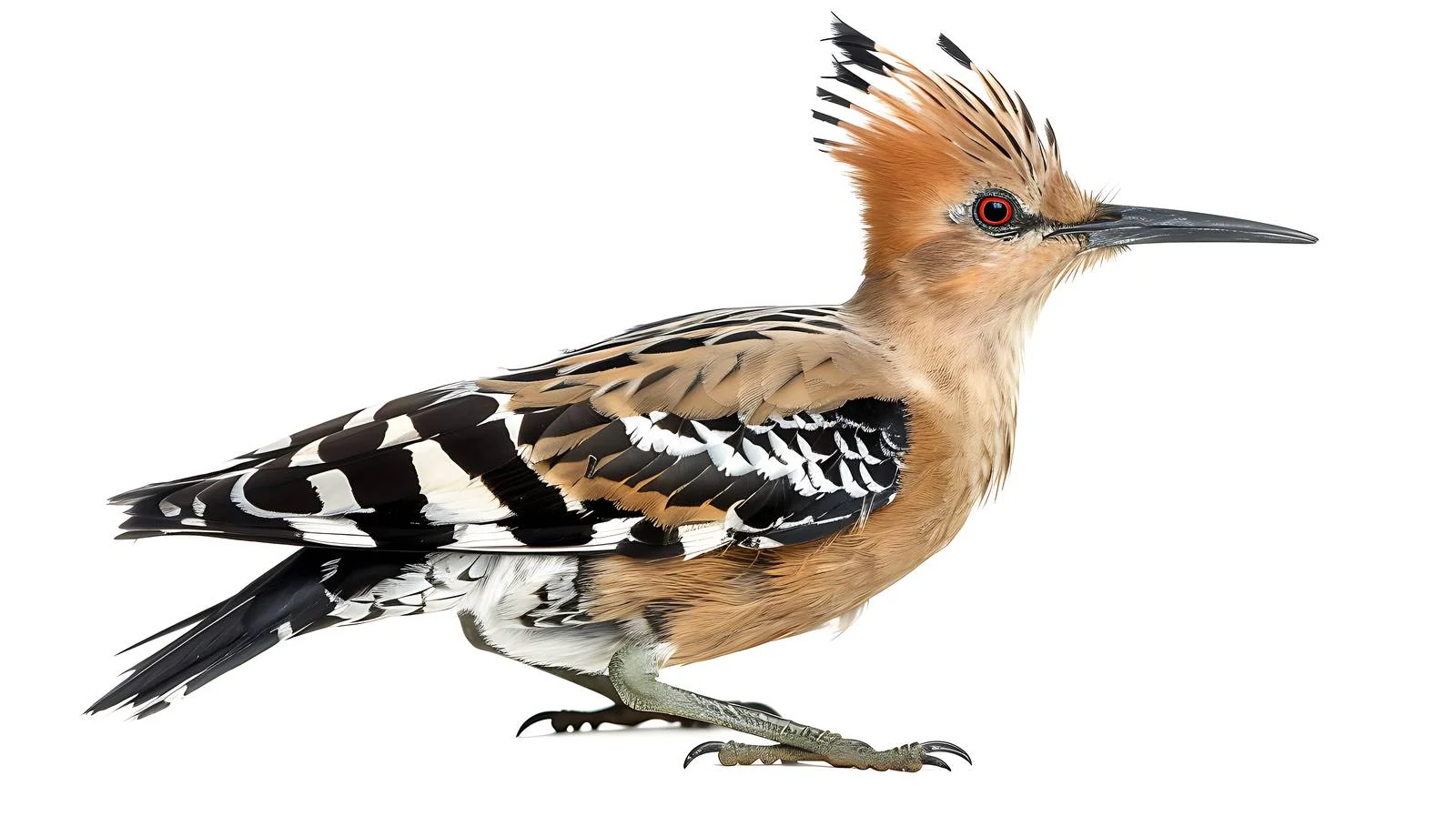 Exquisite Eurasian Hoopoe Bird Isolated Image — free download from Dotvec