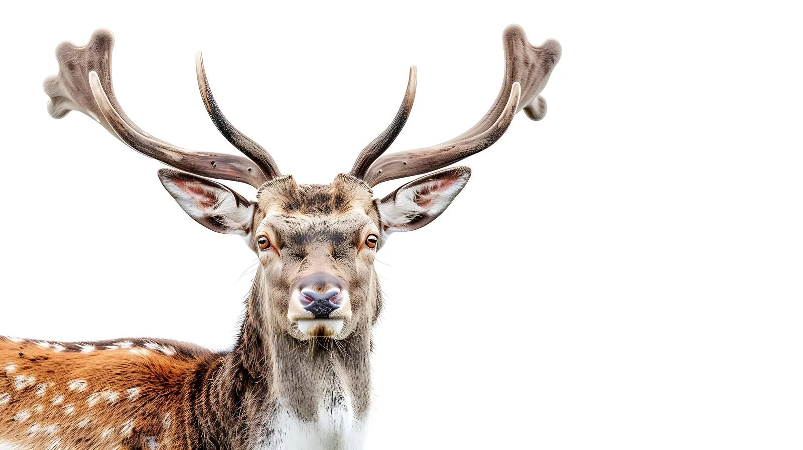 Majestic European Deer Buck Rutting Scene — free download from Dotvec