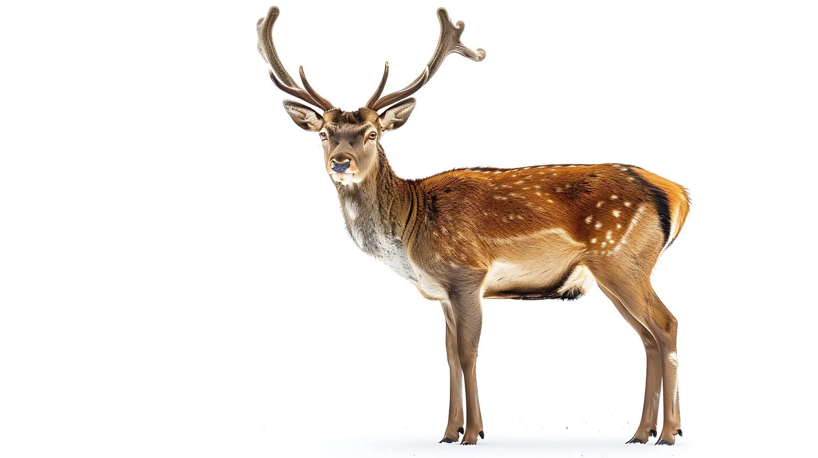 Majestic European Deer Buck Isolated — free download from Dotvec