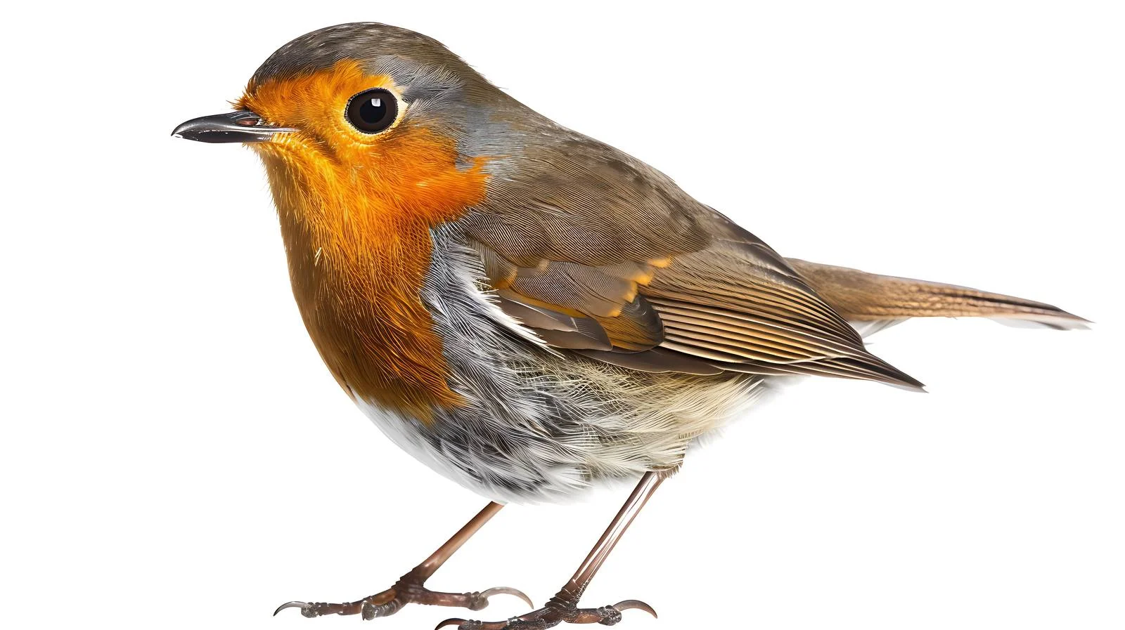 Vibrant European Robin Bird Close-Up Image — free download from Dotvec