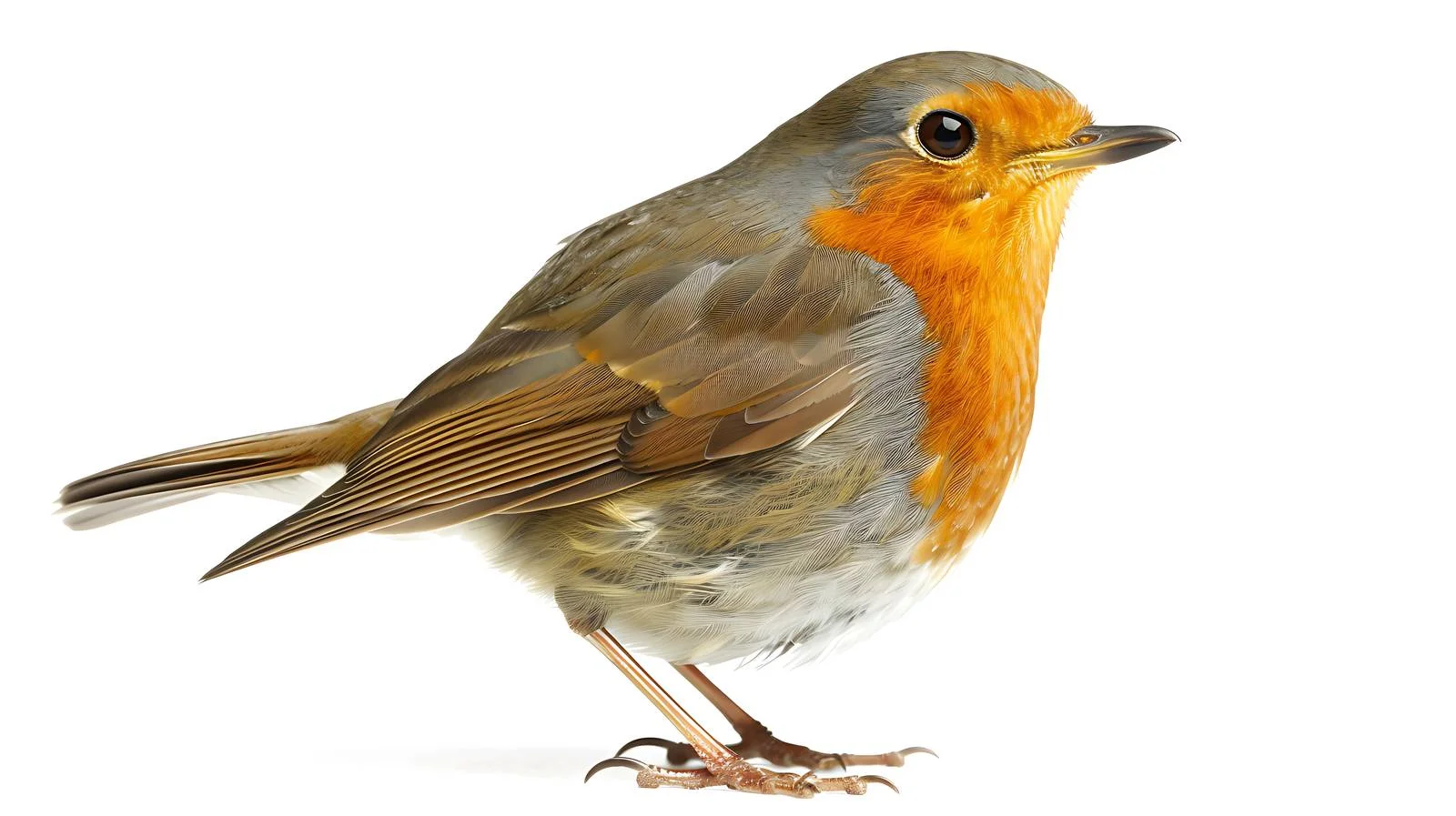 European Robin Close-up Portrait – free robin image from Dotvec