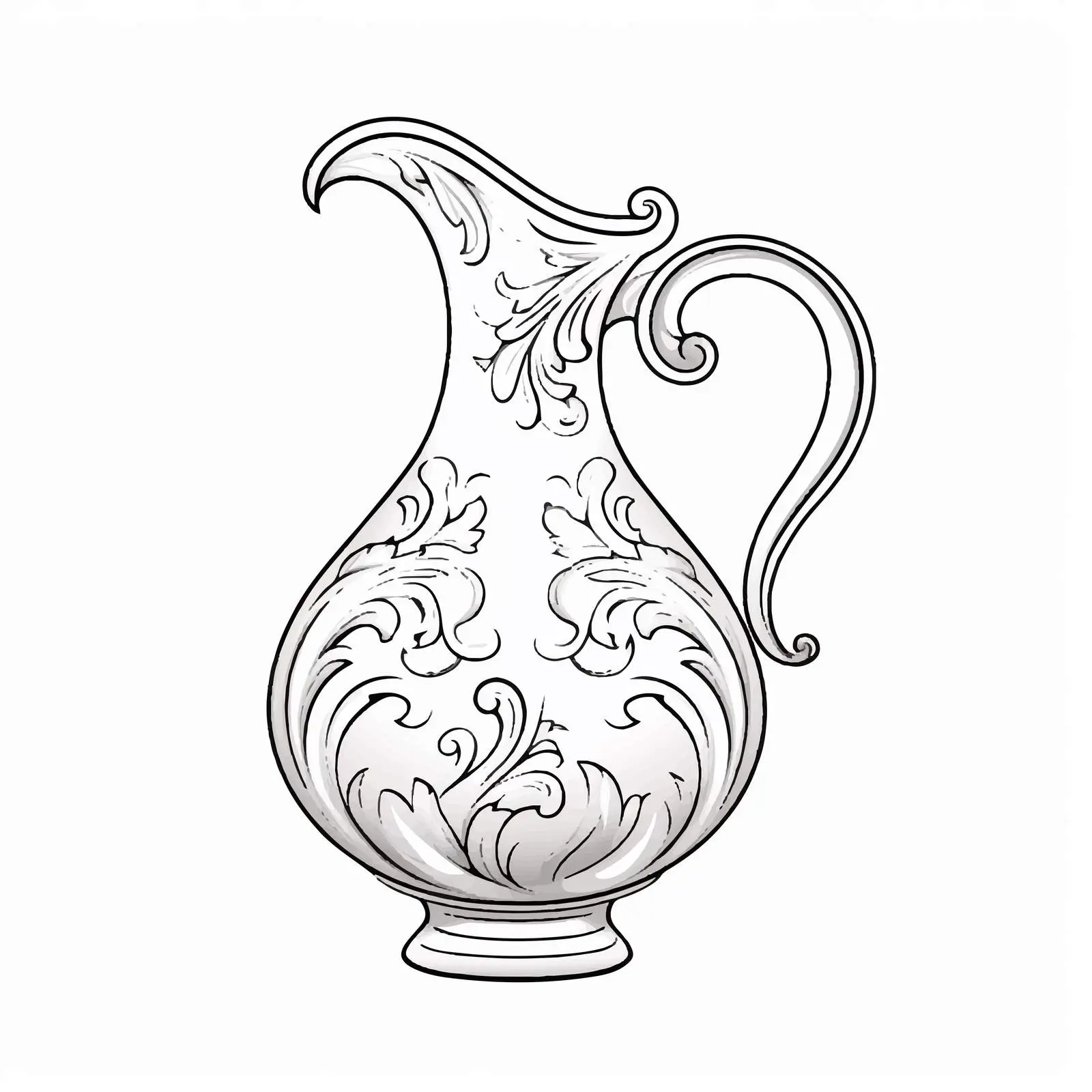 Isolated Ewer Vector Illustration on White Background — free download from Dotvec