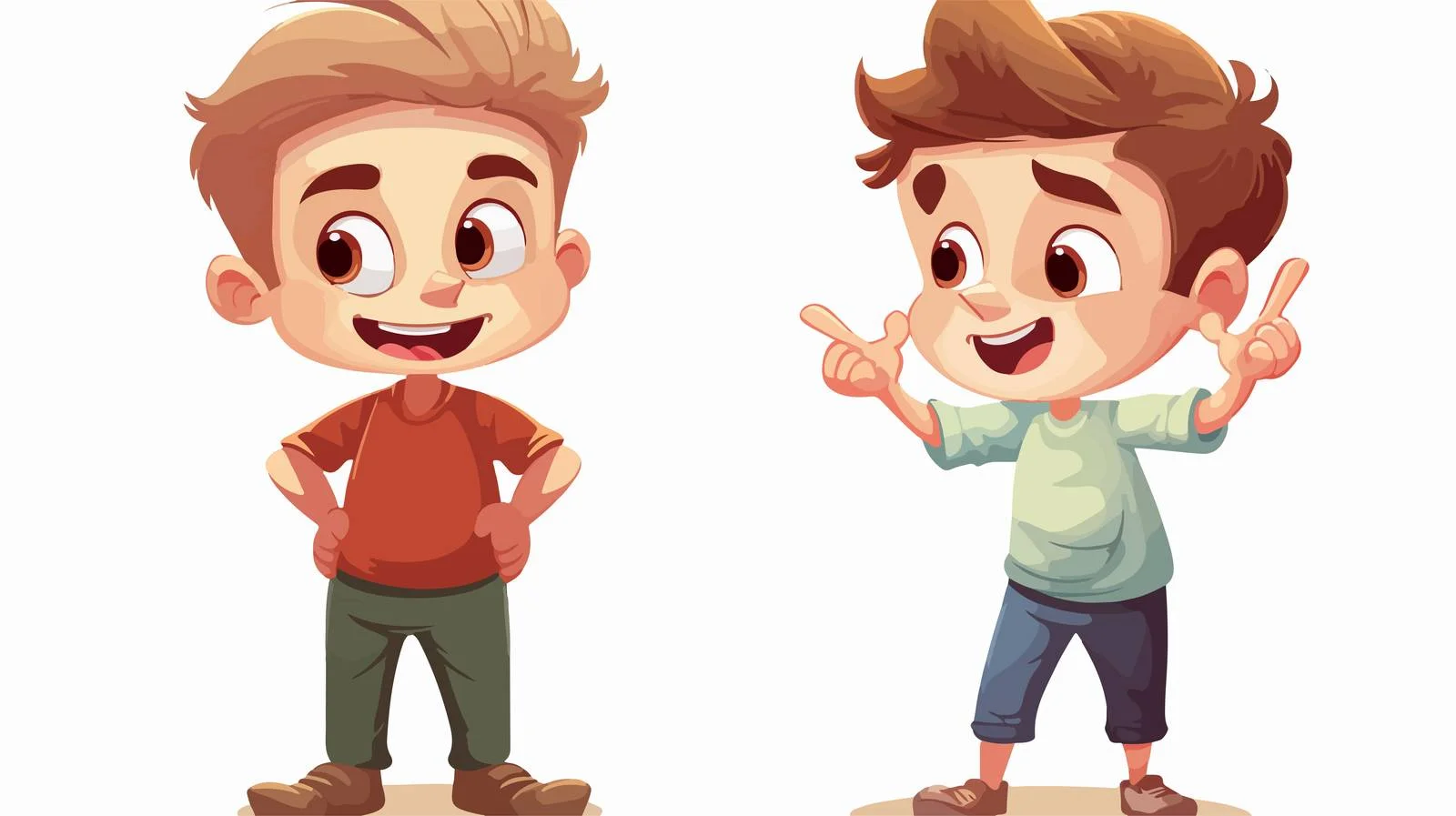 Child Behavior Cartoon Vector Illustration — free download from Dotvec