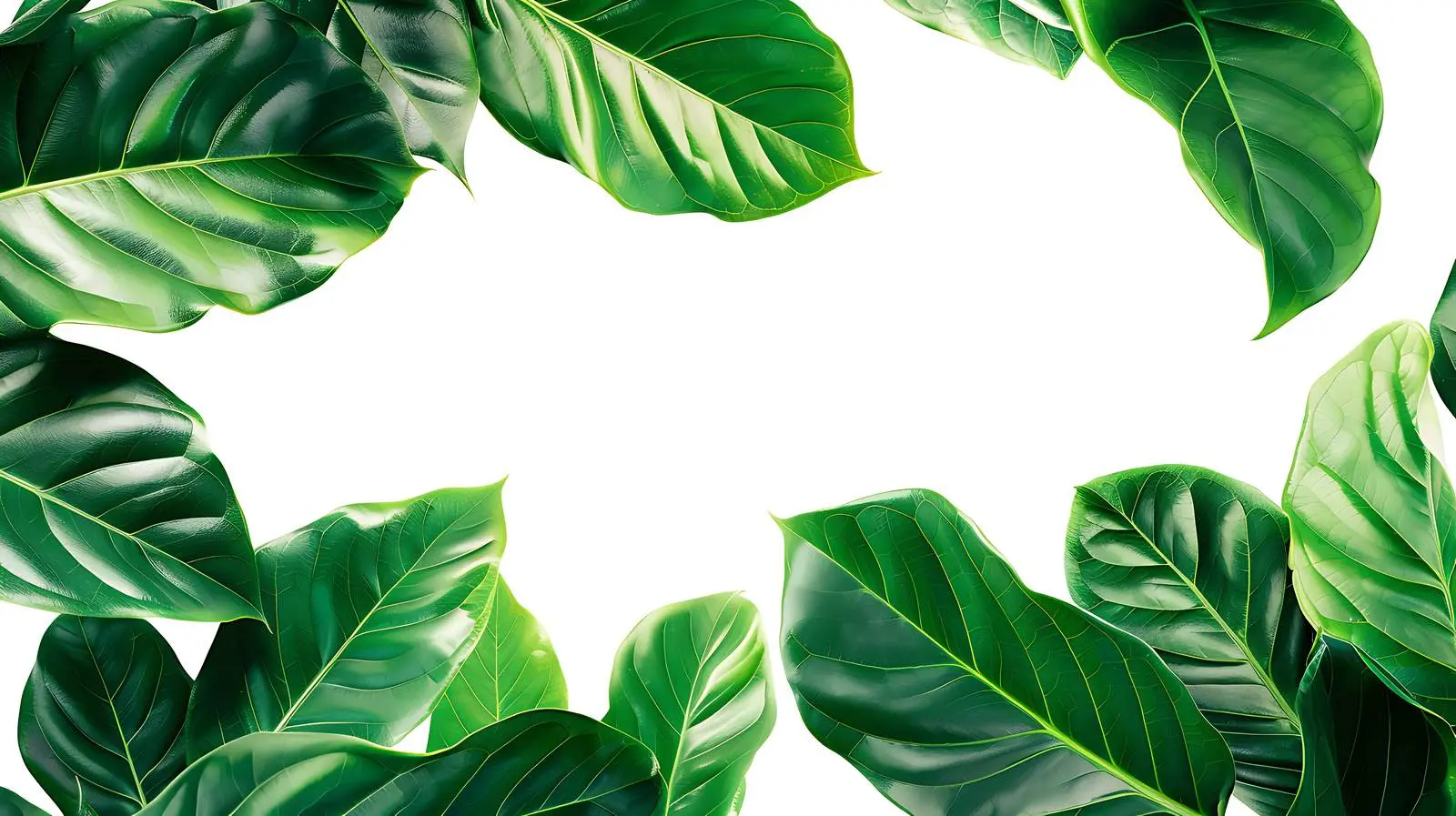 Minimal Aesthetic Green Leaves Bush Background – free calm image from Dotvec