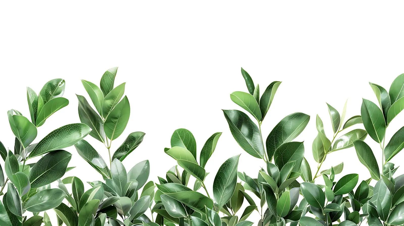 Exotic Green Leaves Bush Background Minimal Aesthetic — free download from Dotvec