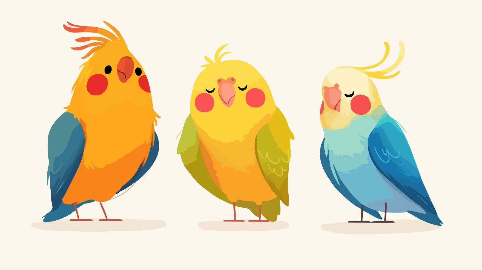 Majestic Yellow Parrot Soaring with Crest — free download from Dotvec