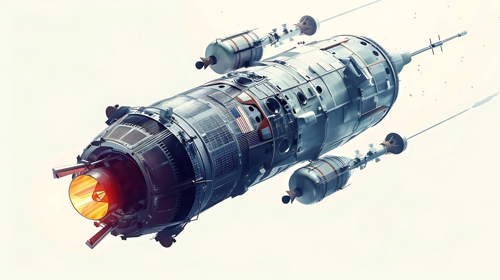 Orion Spacecraft Deep Space Exploration Mission — free download from Dotvec