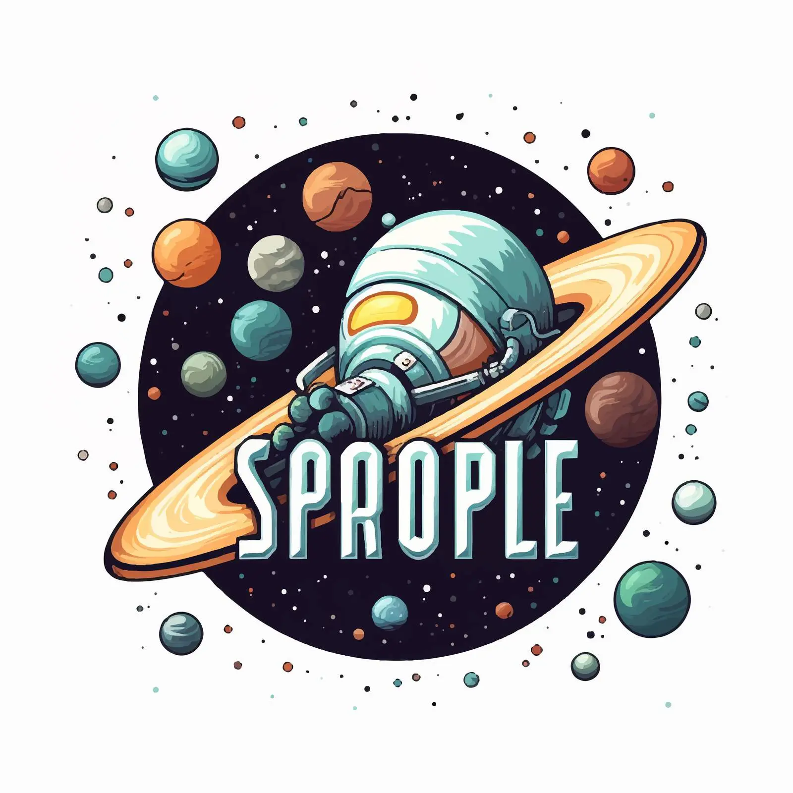Explore Space Logo Design Vector Illustration — free download from Dotvec