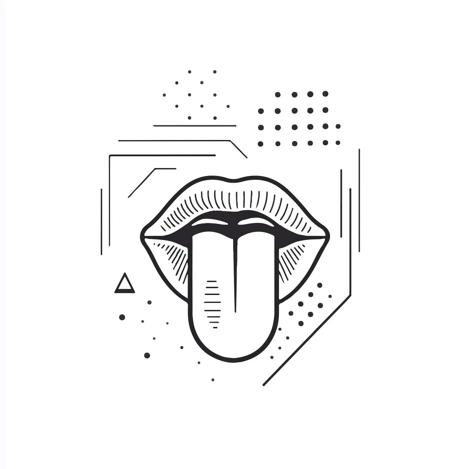 Tongue Concept and Body Expression Vector — free download from Dotvec