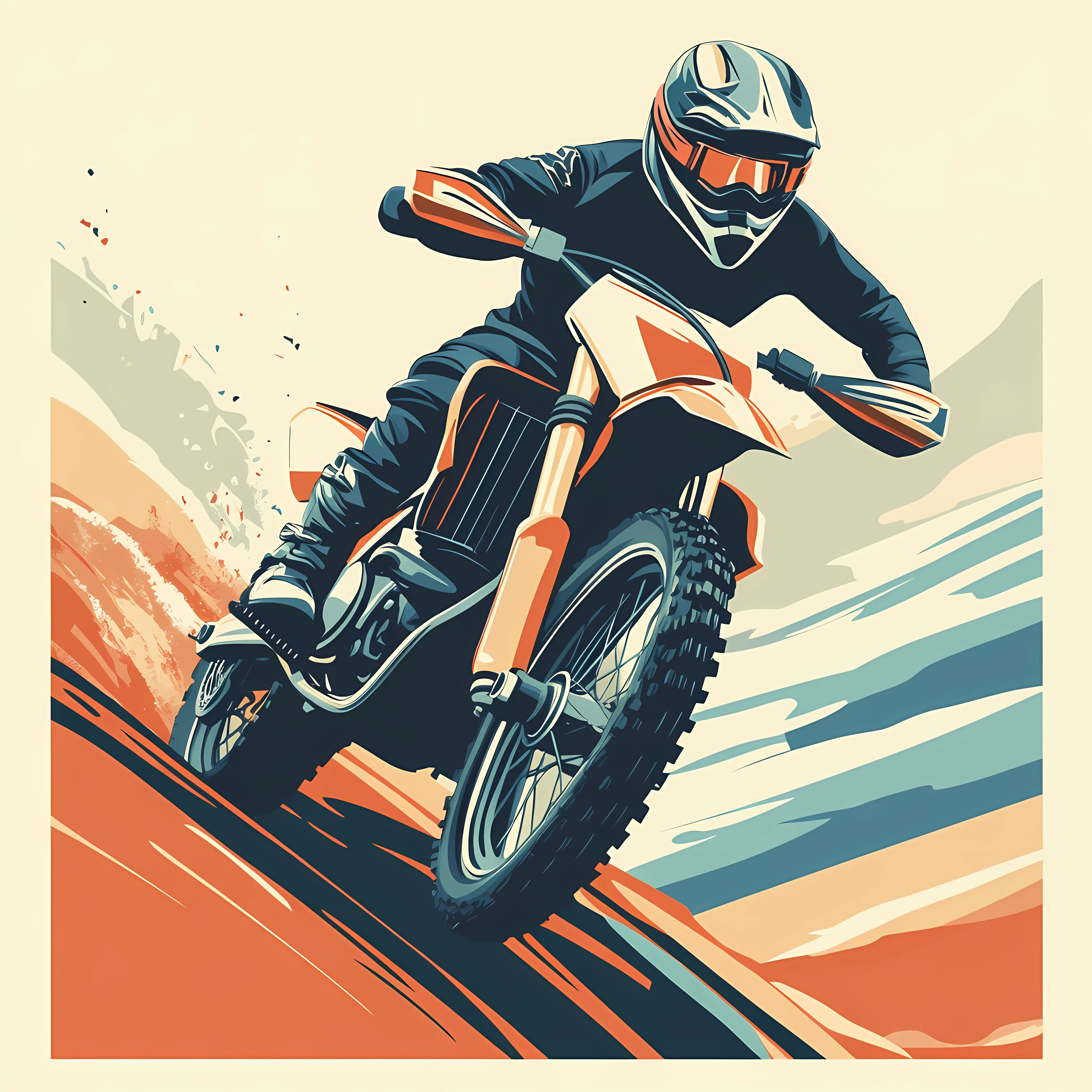 Extreme Motorcycle Racing Adventure and Speed – free dirt tracks image from Dotvec